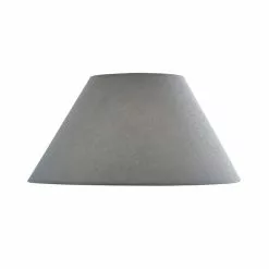 Dunelm Luna Conical Grey Shade 35cm -wall lights Shop 30755332 alt05