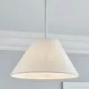 Dunelm Luna Conical Ivory Shade 25cm