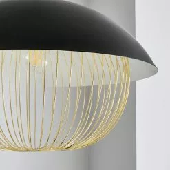 Dunelm Emzo Black Ceiling Fitting 50cm -wall lights Shop 30755730 alt02