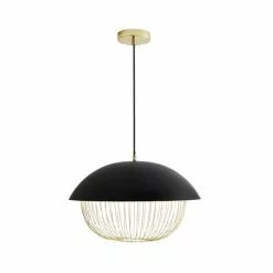 Dunelm Emzo Black Ceiling Fitting 50cm -wall lights Shop 30755730 alt05