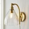 Churchgate Allexton Fluted Glass Wall Light
