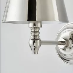 Dorma Bedford Polished Nickel Wall Light -wall lights Shop 30755750 alt02