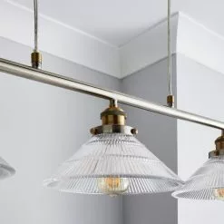 Dunelm Logan Glass 3 Light Nickel Diner Ceiling Fitting 10 Dunelm Logan Glass 3 Light Nickel Diner Ceiling Fitting -wall lights Shop 30755757 alt02