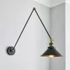 Dunelm Logan Grey Arm Ceiling And Wall Light