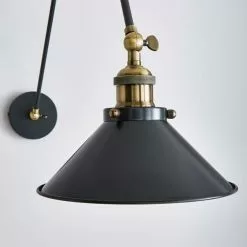 Dunelm Logan Grey Arm Ceiling And Wall Light -wall lights Shop 30755758 alt02