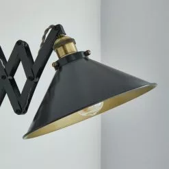 Dunelm Logan Extendable Plug In Grey Wall Light -wall lights Shop 30755759 alt02