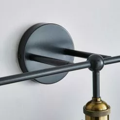 Dunelm Logan Grey 3 Light Wall Light -wall lights Shop 30755760 alt03