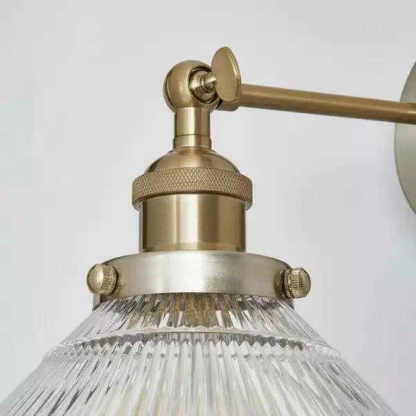 Dunelm Logan Glass Plug In Easy Fit Wall Light 5 Dunelm Logan Glass Plug In Easy Fit Wall Light - Image 3