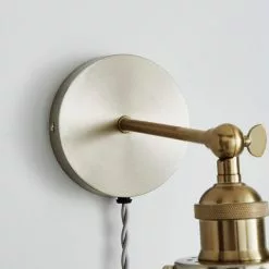 Dunelm Logan Glass Plug In Easy Fit Wall Light 11 Dunelm Logan Glass Plug In Easy Fit Wall Light -wall lights Shop 30755761 alt03