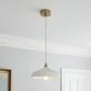 Dorma Ribbed Porcelain 1 Light Ceiling Fitting -wall lights Shop 30755762