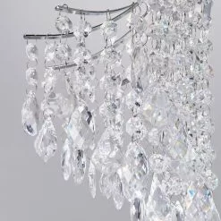 Dunelm Sheridan 1 Light Chrome Ceiling Fitting -wall lights Shop 30755763 alt02