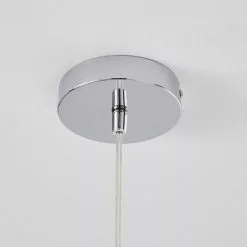 Dunelm Sheridan 1 Light Chrome Ceiling Fitting -wall lights Shop 30755763 alt03