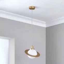 Dunelm Saturn 1 Light Pendant Ceiling Fitting -wall lights Shop 30763139 alt02