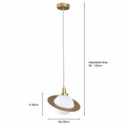 Dunelm Saturn 1 Light Pendant Ceiling Fitting -wall lights Shop 30763139 alt05