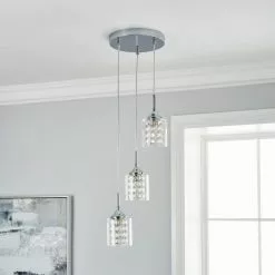 Dunelm Frankie 3 Light Cluster Ceiling Fitting -wall lights Shop 30763286 alt01