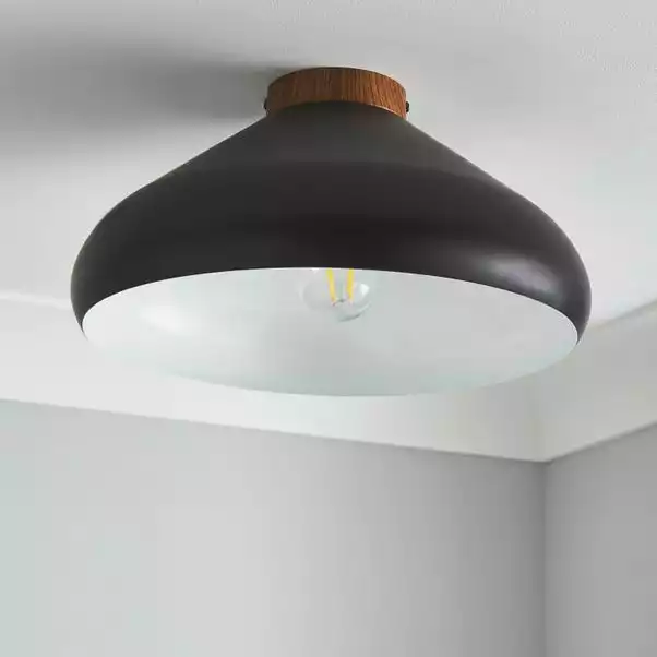 Elements Wolston 1 Light Flush Ceiling Fitting 4 Elements Wolston 1 Light Flush Ceiling Fitting - Image 2