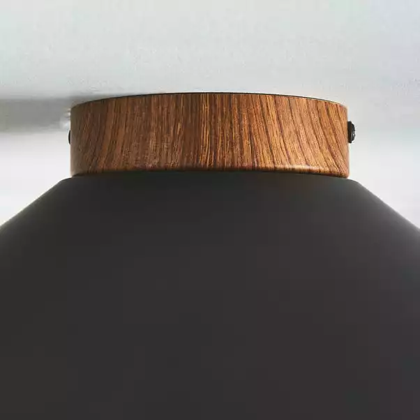 Elements Wolston 1 Light Flush Ceiling Fitting 6 Elements Wolston 1 Light Flush Ceiling Fitting - Image 4