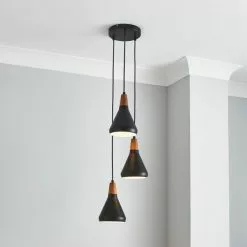 Elements Wolston 3 Light Cluster Ceiling Fitting