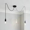 Dunelm Monochrome Flex 3 Light Cluster Ceiling Fitting
