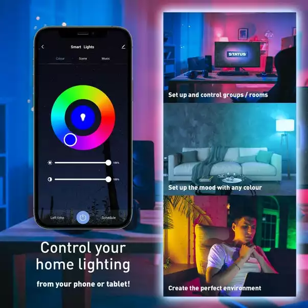 Status SMART 9W Colour Changing BC GLS 4 Status SMART 9W Colour Changing BC GLS - Image 2