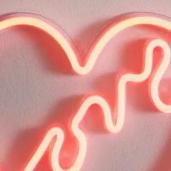 Dunelm Love Heart Neon Sign 7 Dunelm Love Heart Neon Sign -wall lights Shop 30767721 alt02
