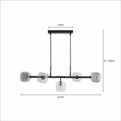Elements Tollose 5 Light Ceiling Fitting 13 Elements Tollose 5 Light Ceiling Fitting -wall lights Shop 30768637 alt07