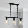Dunelm Bates 3 Light Ceiling Fitting Industrial