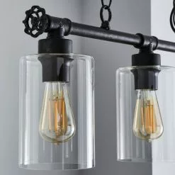 Dunelm Bates 3 Light Ceiling Fitting Industrial 10 Dunelm Bates 3 Light Ceiling Fitting Industrial -wall lights Shop 30768638 alt02