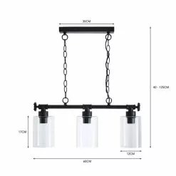 Dunelm Bates 3 Light Ceiling Fitting Industrial 13 Dunelm Bates 3 Light Ceiling Fitting Industrial -wall lights Shop 30768638 alt07
