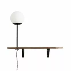 Elements Visby Shelf Wall Light Walnut -wall lights Shop 30768647 alt05