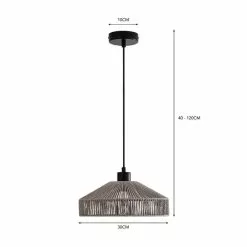 Dunelm Kabir 1 Light Ceiling Fitting -wall lights Shop 30768648 alt07