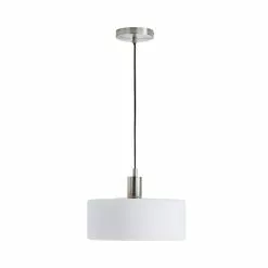 Dunelm Amelie Opal Satin Nickel Glass Light Ceiling Fitting -wall lights Shop 30768663 alt05