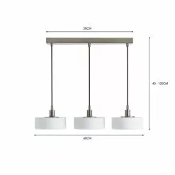 Dunelm Amelie 3 Light Bar Fitting -wall lights Shop 30768670 alt07