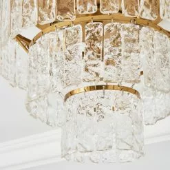 Dunelm Mankai Textured Glass Flush Ceiling Fitting 10 Dunelm Mankai Textured Glass Flush Ceiling Fitting -wall lights Shop 30769296 alt02