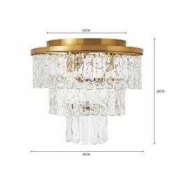 Dunelm Mankai Textured Glass Flush Ceiling Fitting 13 Dunelm Mankai Textured Glass Flush Ceiling Fitting -wall lights Shop 30769296 alt07