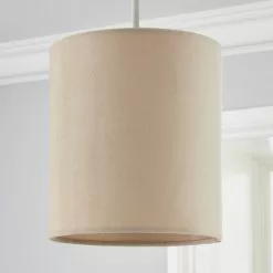 Dunelm Nesa 18cm Velvet Cylinder Shade -wall lights Shop 30770046 alt01