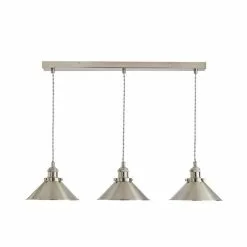Dunelm Logan 3 Light Industrial Diner Ceiling Fitting -wall lights Shop 30770062 alt05