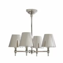 Dorma Bedford 4 Light Polished Nickel Ceiling Fitting -wall lights Shop 30770080 alt05