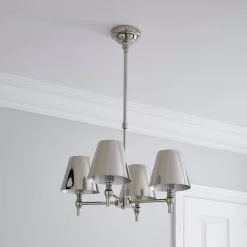 Dorma Bedford 4 Light Polished Nickel Ceiling Fitting -wall lights Shop 30770080 alt06