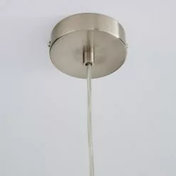 Dunelm Delavin 1 Light Pendant Glass Ceiling Fitting -wall lights Shop 30780570 alt03
