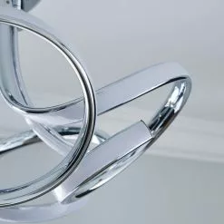 Dunelm Cortez 5 Light Integrated LED Swirl Semi-Flush Ceiling Fitting 10 Dunelm Cortez 5 Light Integrated LED Swirl Semi-Flush Ceiling Fitting -wall lights Shop 30781655 alt02