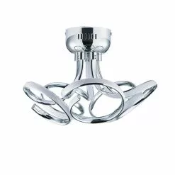 Dunelm Cortez 5 Light Integrated LED Swirl Semi-Flush Ceiling Fitting 12 Dunelm Cortez 5 Light Integrated LED Swirl Semi-Flush Ceiling Fitting -wall lights Shop 30781655 alt04