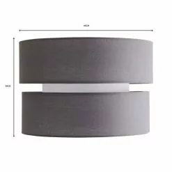 Dunelm Frea Drum Shade 45cm -wall lights Shop 30784207 alt04