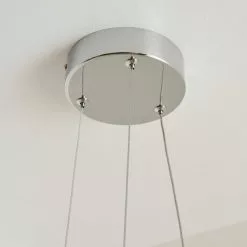 Dunelm Riviera Dimmable LED Chrome Ceiling Fitting -wall lights Shop 30787048 alt03