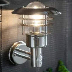 Vogue Lighting Vogue Pheonix PIR Outdoor Up Wall Light