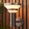 Vogue Lighting Vogue Leif Outdoor Solar PIR Wall Light -wall lights Shop 30789771