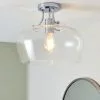 Hotel Lilier Bathroom 1 Light Flush Ceiling Fitting -wall lights Shop 30789797