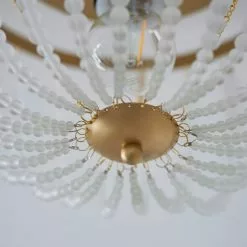 Dunelm Alora Bathroom Beaded Flush Chandelier -wall lights Shop 30789836 alt02