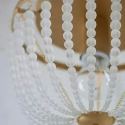 Dunelm Alora Bathroom Beaded Flush Chandelier -wall lights Shop 30789836 alt03