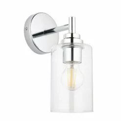 Dunelm Fryer Chrome Bathroom Wall Light -wall lights Shop 30789841 alt05